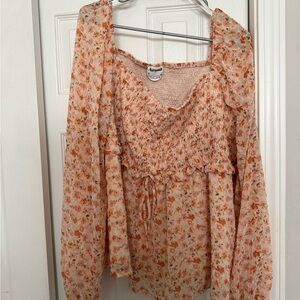 Arula Floral Smocked Women's Top